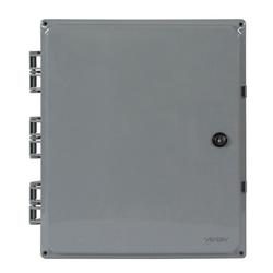 14 x 12 x 6 in NEMA 4X Polycarbonate Enclosure with (8) 1/2 in Holes and Cord Grip 