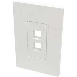 thumbnail image 2 of Tripp Lite Single-Gang 3-Port Universal Keystone Wall Plate, Cat5/6/6a 2 of 11