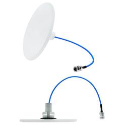 Ultra Low Profile, Low PIM Indoor Ceiling Mount Antenna with N Female Connector