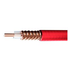 ClearFill®Line 1/2 Plenum Rated Air Dielectric Coax Cable with Red Jacket