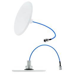 Ultra Low Profile, Low PIM Wideband Omni Hard Ceiling Mount Antenna, N Female