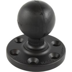 Large Round Plate with 6-Hole Pattern and Ball