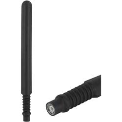 698 - 960, 1710 - 2700 MHz 0 - 2 dBi Typical Heavy Duty Flexible Mobile Antenna with TNC Male in Black