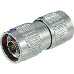 Coaxial Barrel Adapter, Type N Male / Male