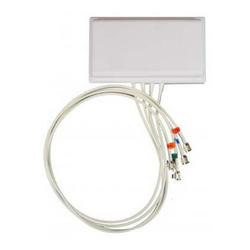 2.4/5/6 GHz 6 dBi Wi-Fi Directional Antenna with 4 RPSMA Male Connectors