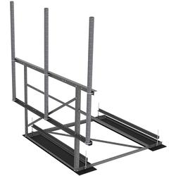 10 ft Face Non-Penetrating Roof Frame with (3) 3.5 in OD x 96 in Pipes