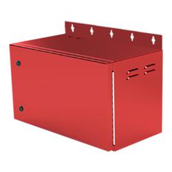 NEMA 3R Public Safety Battery Cabinet in Red, NFPA Compliant