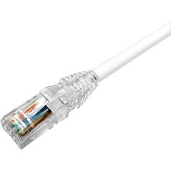 Uniprise Cat 6 U/UTP Patch Cord, White, 3'