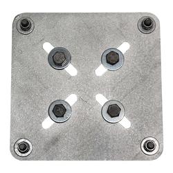 4 Bolt Square Bolt Pattern Beacon Mounting Plate
