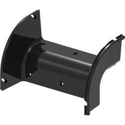 FiberGuide® 90° Down Elbow, 4 in x 12 in, black