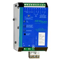 12 V 10 A DIN Rail Mount DC UPS/Battery Detection System