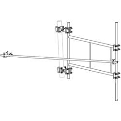 Universal 6 ft Side Arm, 1-1/4 to 4-1/2 in OD