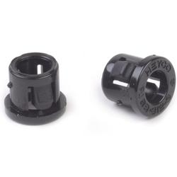 Plastic Snap Grommet in Black, 3/16 in ID, 5/16 in OD, 100 Pack
