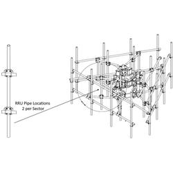 G23 High Capacity 3-Sector Monopole Frame