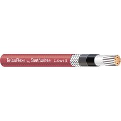 TelcoFlex III 6 AWG Central Office Power Cable in Red, Class B