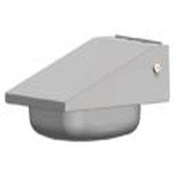 Right Angle Wall Mount with Large Access Point Cover in White