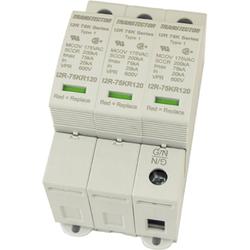 I2R-75K DIN Rail 400/690 VAC Three Phase AC Surge Protector, Wye MOV 75 kA