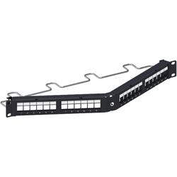 24 Port Angled Discrete Distribution Module Panel