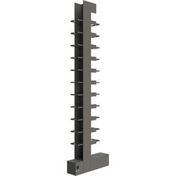 Single Channel Cable Manager in Gray