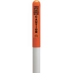 72in Utility Dome Marker, Round, Orange