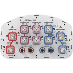 2x 698 - 896, 4x 1695 - 2200, 4x 3100 - 4200 MHz Sector Antenna with 10x 4.3-10 Female Connectors