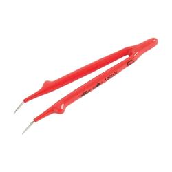 Insulated Tweezers Angled Fine 6" Oal