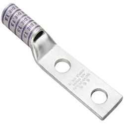 2awg STR 3/8" TWO HOLE 3/4" BARREL LUG W/WINDOW