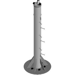 Mini Monopole for Stackable Pod Mount Assembly 10'