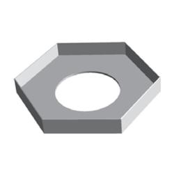 3/4in (19.05 mm) Pal Nut, Galv St