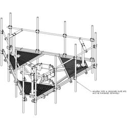 12' HD Platform w/collars & Enhanced support rail