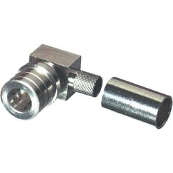 QMA PLUG, RIGHT-ANGLE CRIMP, (SNAP-LOCK)