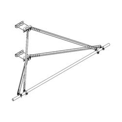 Adj. Dual V-Stabilizer leg size 8-16 in