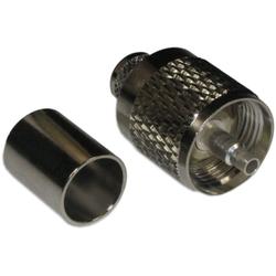UHF Straight Crimp Plug for RG-8, RG-213, RG-393