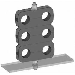 2-1/4" Dual Cable Blocks for Corrugated Cable