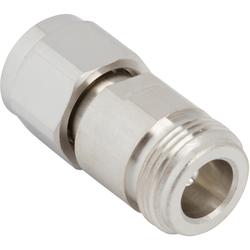 N Female - 2.2-5 Male Straight Adapter in White Bronze