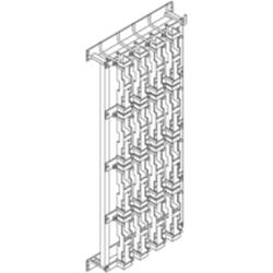 WALL/RACK MOUNTED 1 ROW/4 COLUMNS