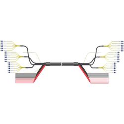 425 ft HELIAX® FiberFeed® Hybrid Cable Assembly, 10 Power Conductors