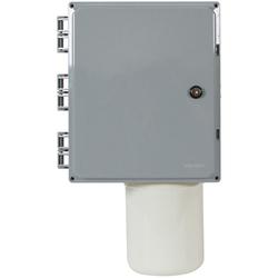 12 x 10 x 6 in NEMA 4X Polycarbonate Enclosure with Integrated Omni Antenna and 4 RPSMA Connectors