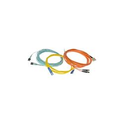 3 m OS1 SM Duplex Fiber Patch Cable in Yellow with LC - LC Connectors