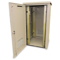 62Hx30Wx25D in (1) Bay Outdoor Cabinet, Cream UL50