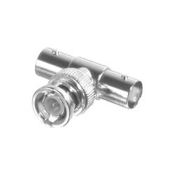 BNC Double Female to Male T-Adapter