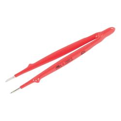 Insulated Tweezers Straight Blunt 8" Oal