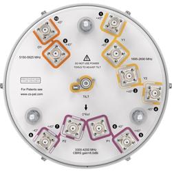 4x 1695 - 2690, 4x 3300 - 4200, 2x 5150 - 5925 MHz Small Cell Antenna with 10x 4.3-10 Female Connectors