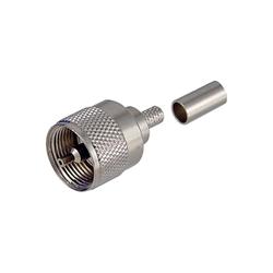 UHF Male Crimp (Type PL259) for RG58, 195-Series
