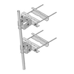 LL Univ.Open Face Pipe Mnt ,2-3/8in OD
