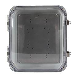 12 x 10 x 5 in NEMA 4X Polycarbonate Enclosure with (8) 1/2 in Holes and Cord Grip