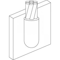 Cable to Pipe, 4/0 Strand