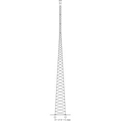 S3TL Series VL 195 ft/100 mph Self-Supporting Tower