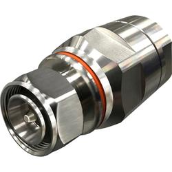 4.3-10 Male EZfit® Straight Connector for 7/8 in HELIAX® AVA5-50 and AVA5-50FX Cable