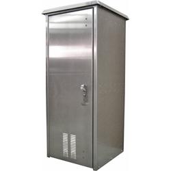62 H x 25 W x 25 D in One Bay Unpainted Outdoor Cabinet